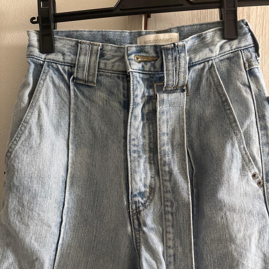 MIELI INVARIANT ICE Bleach denim 最終 - メルカリ