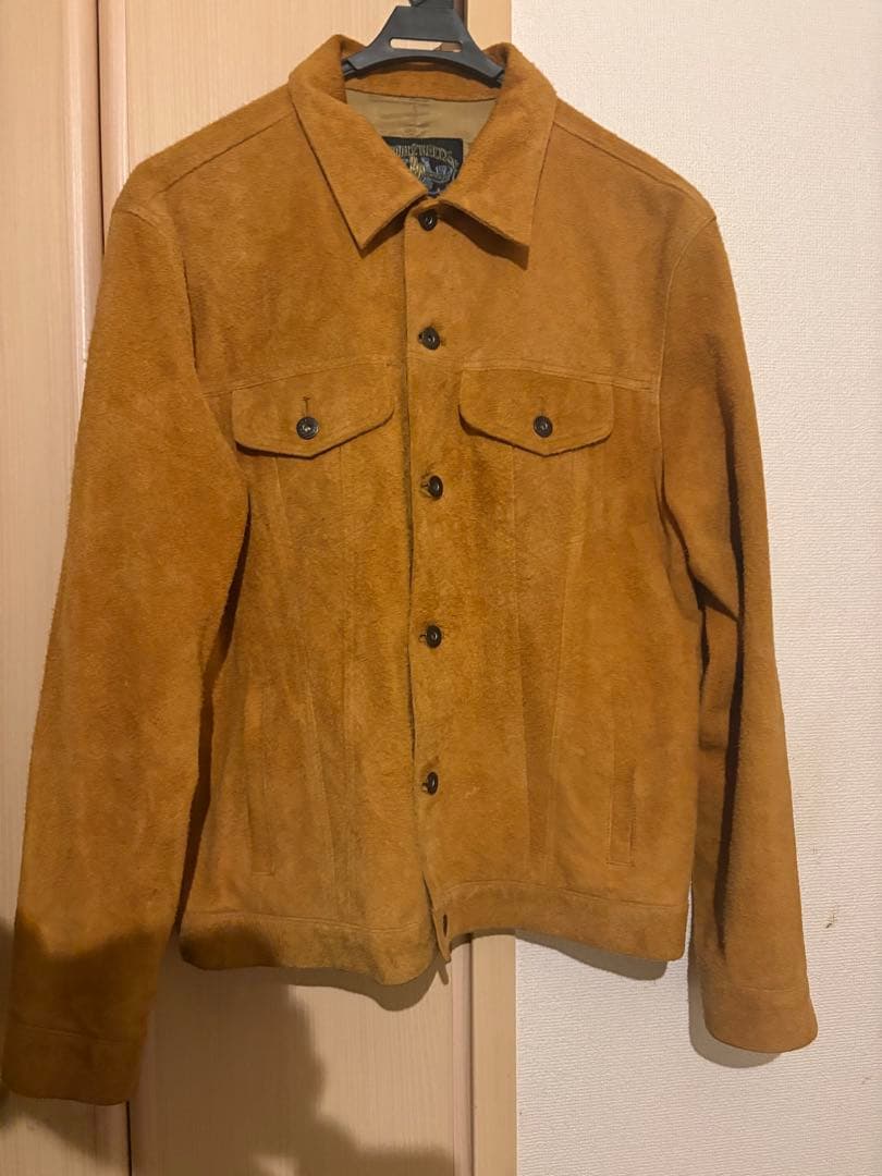 ダブルヘリックス　スエードジャケット 44 DOUBLE HELIX ダブルヘリックス レザージャケット 