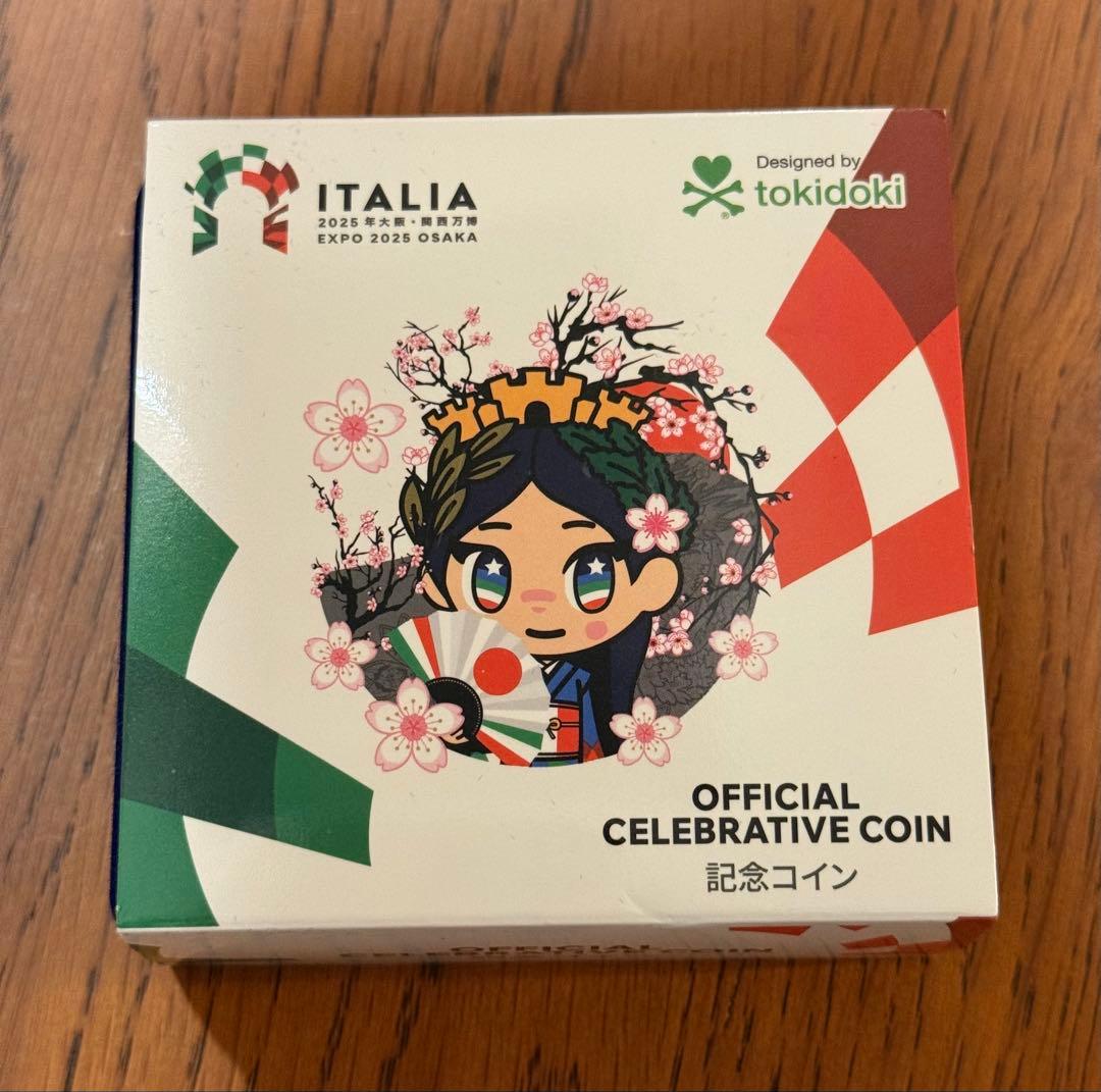 大阪　関西　万博　イタリア館　記念　イタリアちゃん イタリアちゃん 記念コイン 大阪万博イタリア館限定｜Yahoo!フリマ（旧
