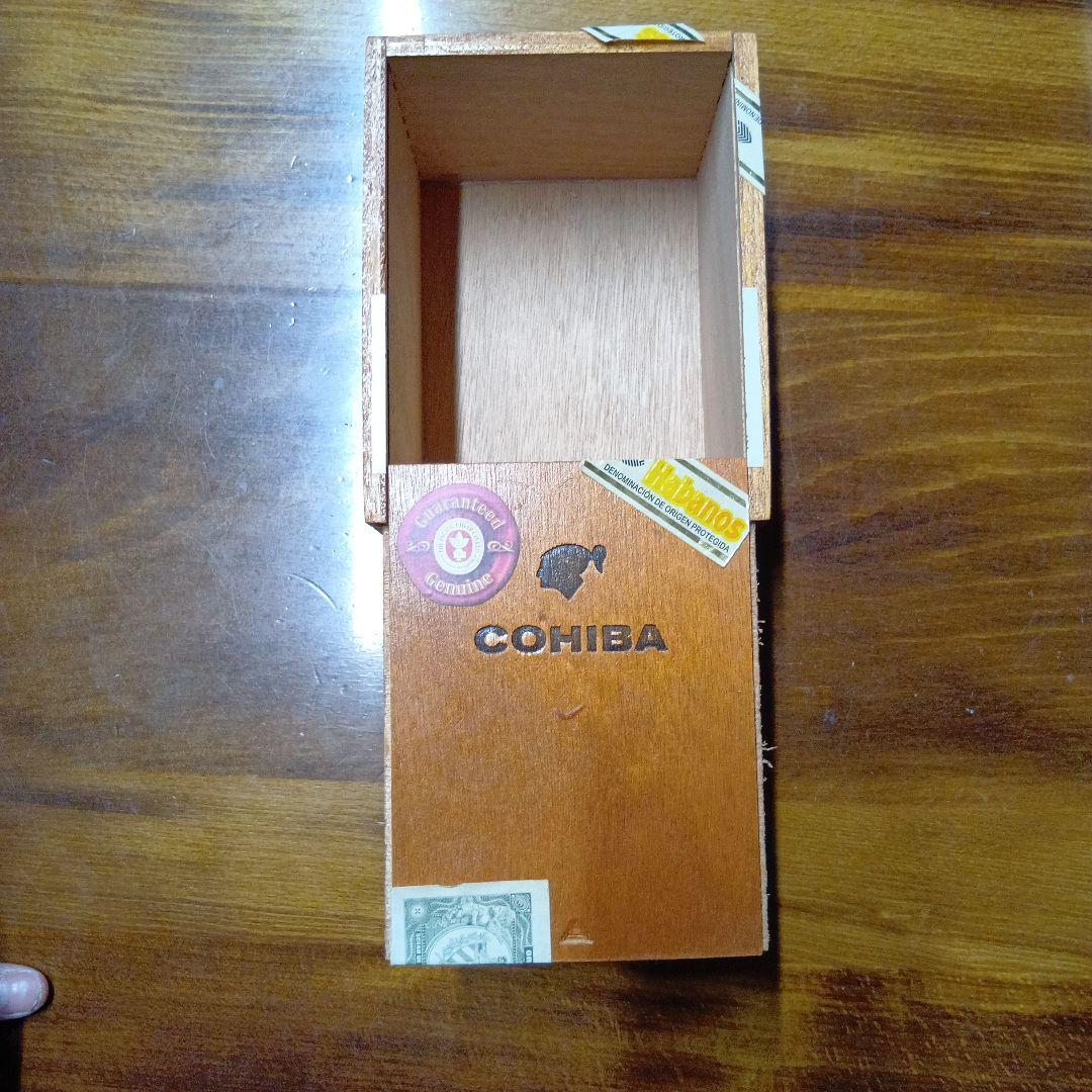 COHIBA SIGLO II 葉巻空箱 木製小物入れ 25本用 - メルカリ
