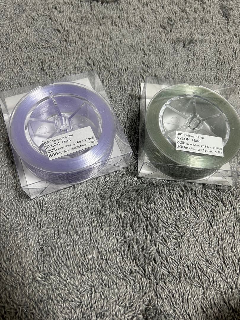 未使用品　drt ナイロン　20lb パープル　グリーン DRT Original color NYLON LINE drt オリジナルカラーナイロンライン
