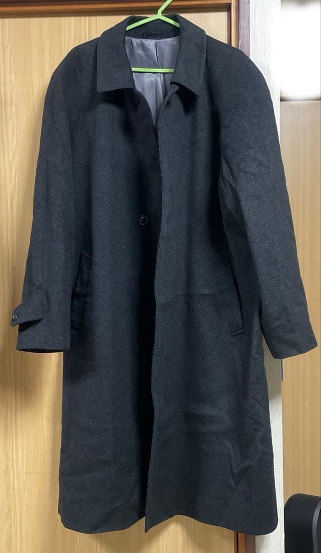 極美品】ピュアカシミヤ 100％ LEGMANレグマン ロングコート 黒 - メルカリ