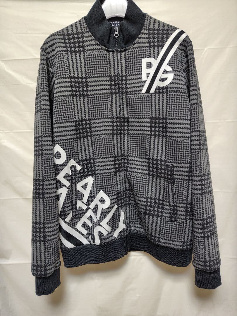 PEARLY GATES 　ジップアップチェック柄上下セット PEARLY GATES チェック柄ニット 4 - メルカリ