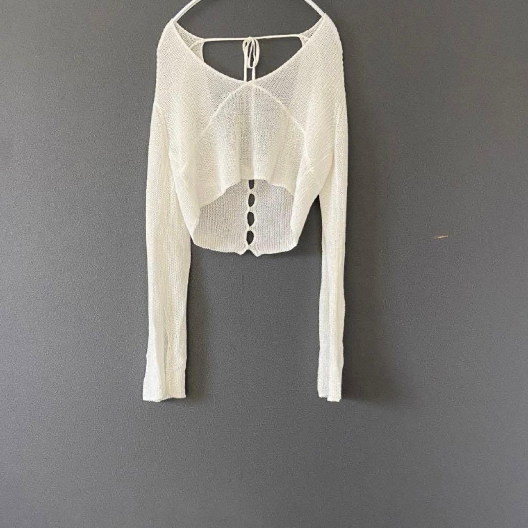 美品☆Ameri☆LAYERED KNIT CARDIGAN TOP☆完売☆ - メルカリ