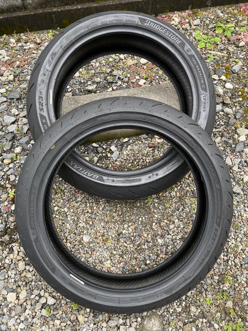 ※アール　バトラックスS23 120/70ZR17 180/55ZR17 BATTLAX BRIDGESTONE HYPERSPORT S23 ブリヂストン バトラックス