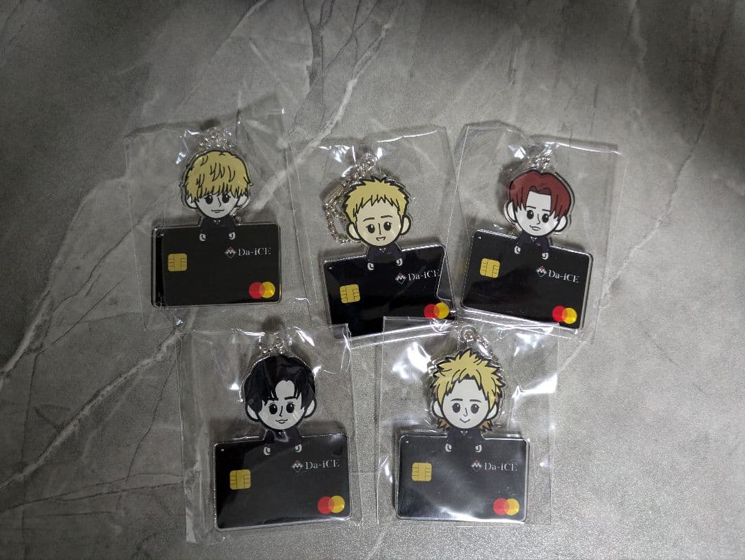 i*…様 Da-iCEオリコカード限定アクリルキーホルダー 5個セット イラストアクリルキーホルダー(全4種ランダム) - Da-iCE (ダイス