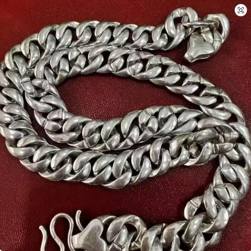 S925刻印 喜平ネックレス 約177g 重量級 ヴィンテージ メンズ　3 S925刻印 喜平 ネックレス ウォレットチェーン 重量感 ヴィンテージ