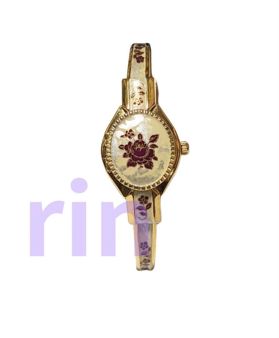 【稼動品】アンドレムッシュ　腕時計 アンドレムッシュ クォーツ腕時計 バングル スイス製 ヴィンテージ