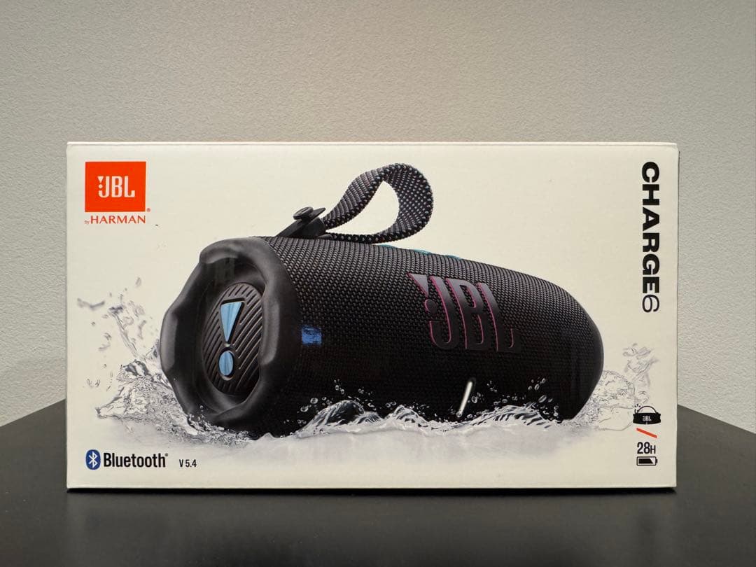 JBL Charge 6 ファンキーブラック 室内使用のみ 11/29購入 JBL ブルートゥーススピーカー ファンキーブラック JBL Charge 6 BLKO