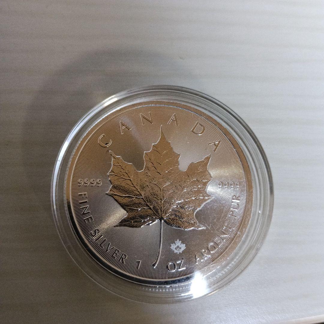 メープル銀貨1オンス　純銀 メイプル銀貨 1オンス 2021〜2023年【10枚セット 合計10オンス】純銀