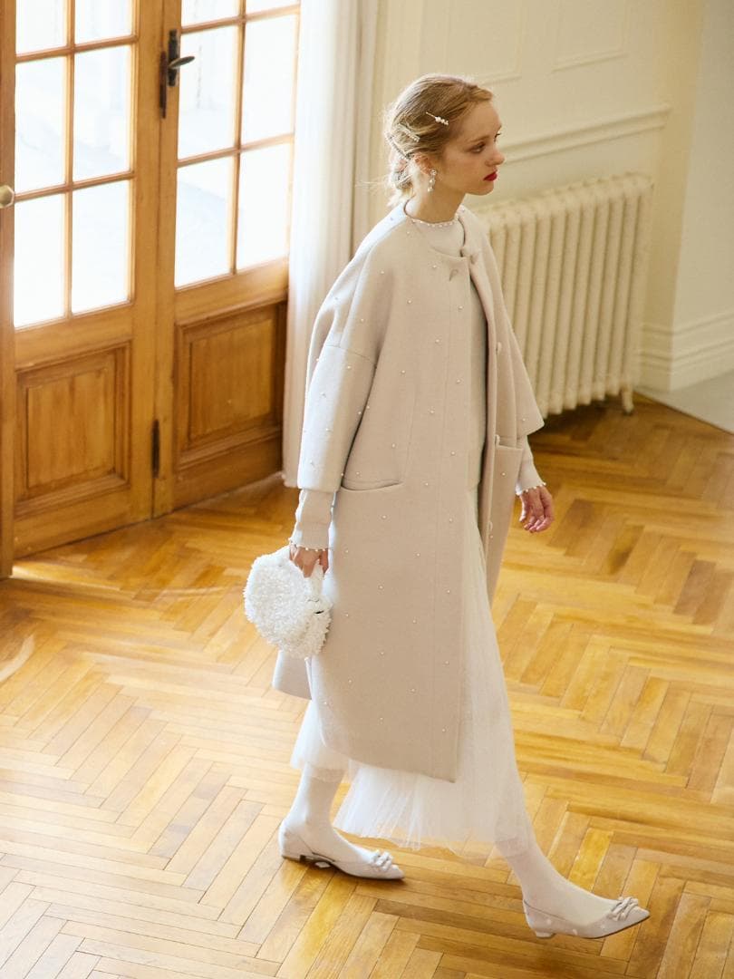 TSURU By MARIKO OIKAWA Eliot パール装飾 ニット TSURU By MARIKO OIKAWA Eliot パール装飾 ニット Mylo＜ONLINE限定