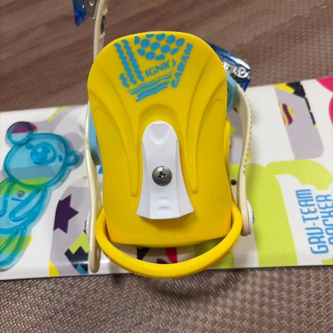 IGNIO キッズ スノーボード ビンディング 2点セット 100 - メルカリ