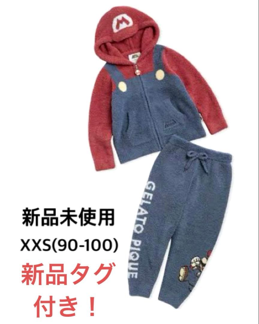 本日限定セール早い者勝ち！ジェラピケ　マリオ　セットアップ　xxs 90-100 スーパーマリオ』ジェラピケ新商品が4月24日発売。ヨッシーやキノピオ