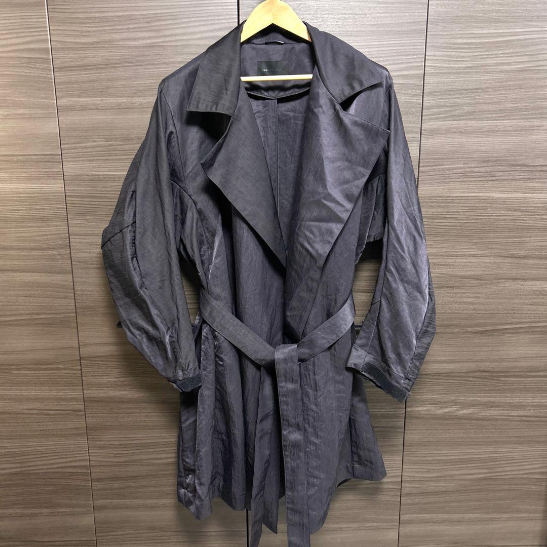 junhashimoto NYLON LONG COAT ネイビー サイズ5 NYLON LONG COAT | junhashimoto（ジュンハシモト）Official webshop