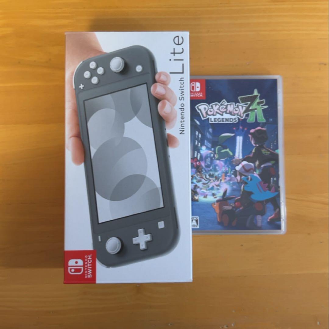 Nintendo Switch Liteグレー ポケモンレジェンズZA セット Nintendo Switch Lite Zacian and Zamazenta Pokemon Edition Gray