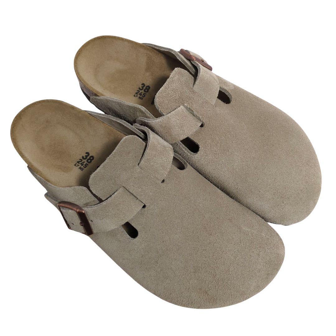 【美品!】ビルケンシュトック　ボストン　トープ　24.5cm