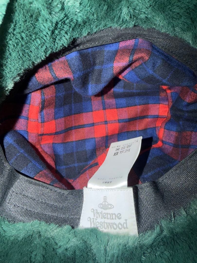 Vivienne Westwoodのオーブ刺繍付きエコファーバケットハット - メルカリ