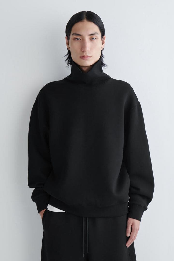 トップス COS SCUBA FUNNEL-NECK SWEATSHIRT COS Funnel-Neck Scuba Sweatshirt | endource