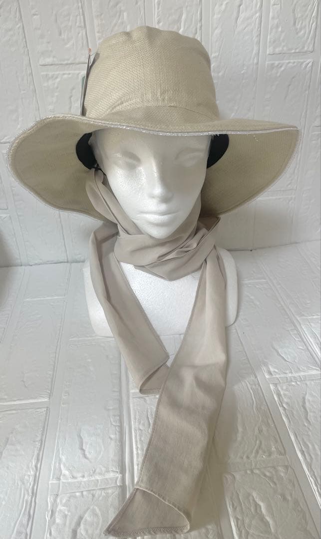 【新品】アンテプリマクロッシェハットサマーシールドリボンスカーフ遮熱遮光UVケア