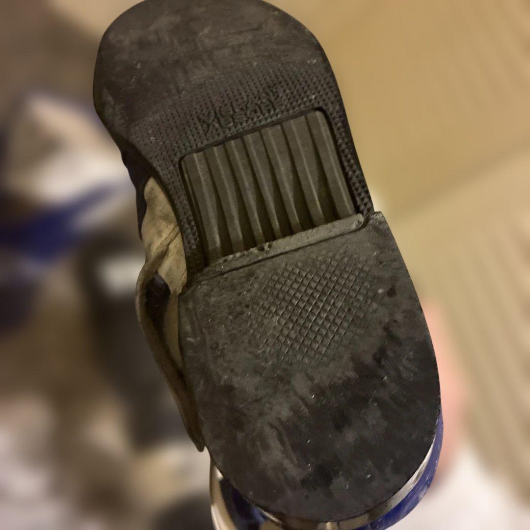 KISS RACE 1 バイク レーシングブーツ 青/白 - メルカリ