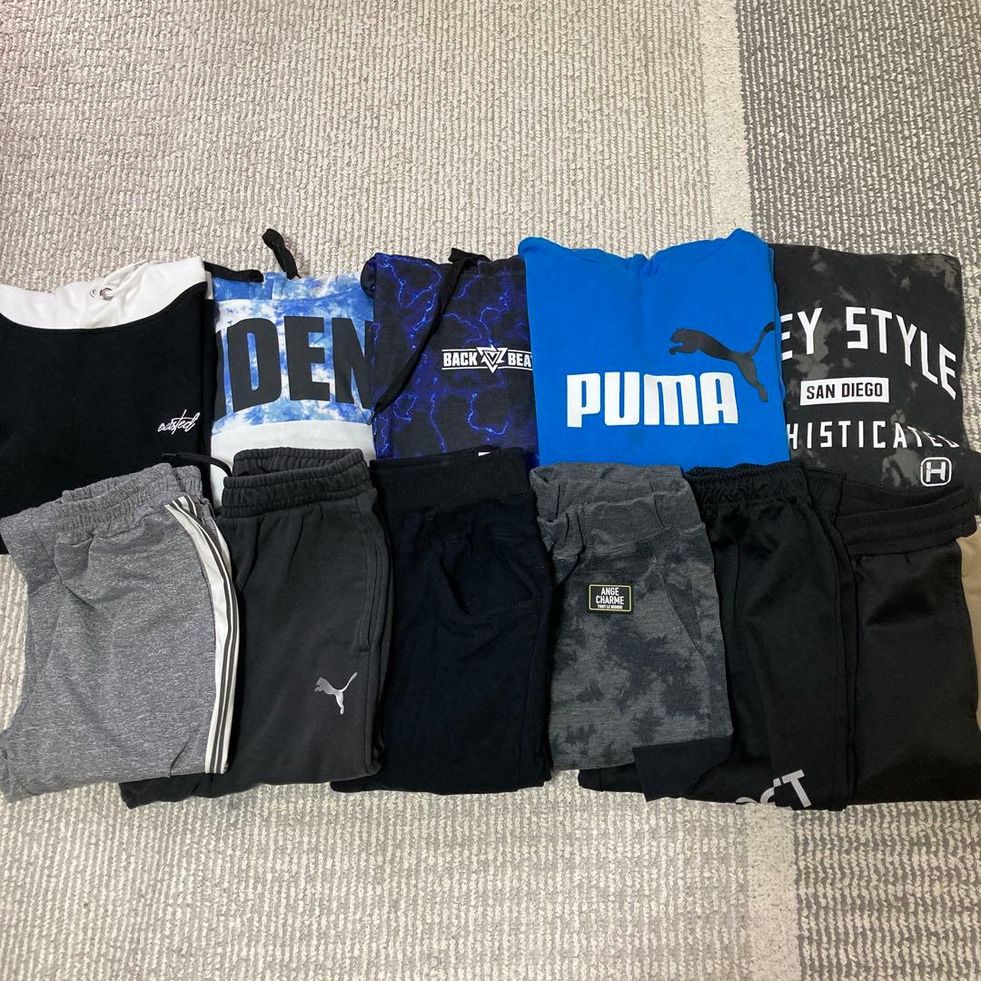 男の子まとめ売り パーカー 長ズボン 小学生〜中学生160〜170cm RAT EFFECT（ラットエフェクト） 子供服 男の子 ワイドタックカーゴ