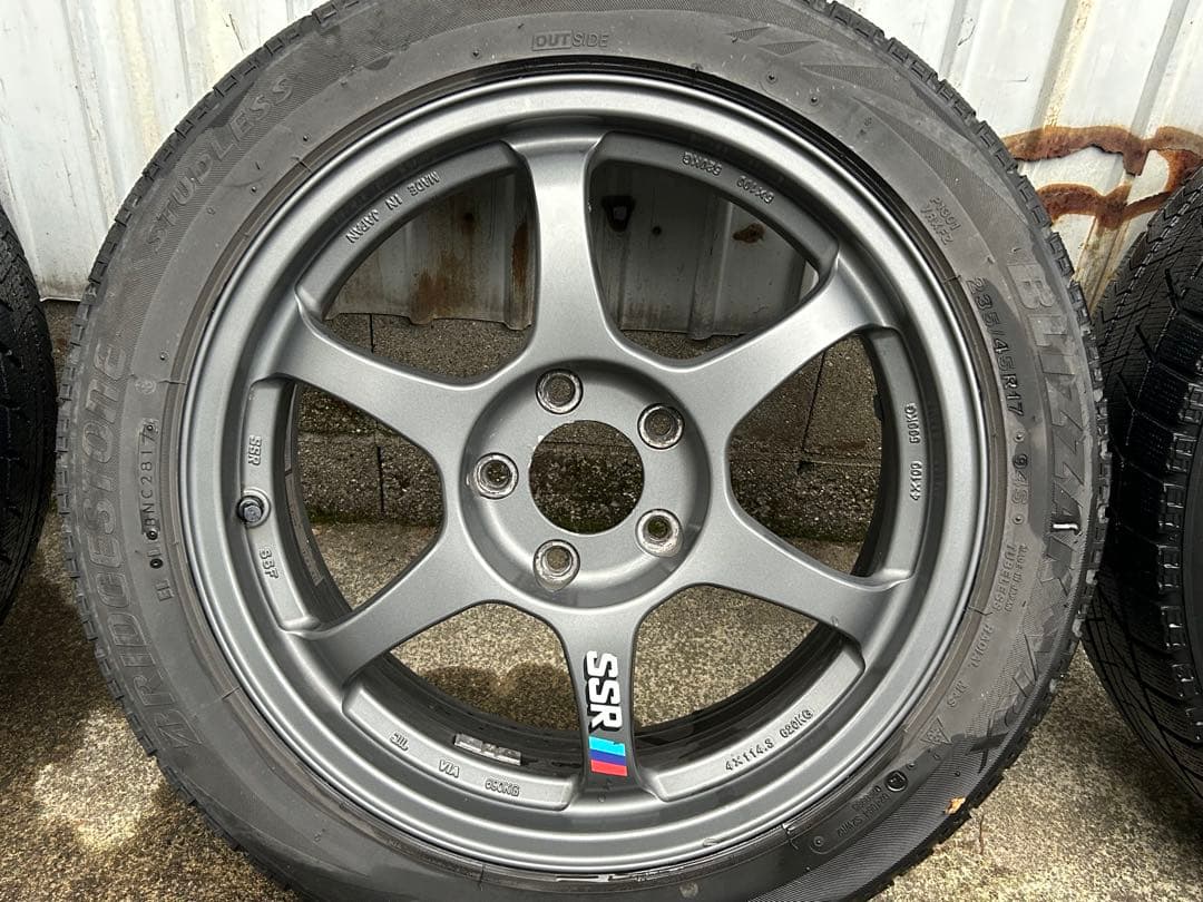SSR TYPE-C RS 17インチ×7.5J 5H-114.3 +41