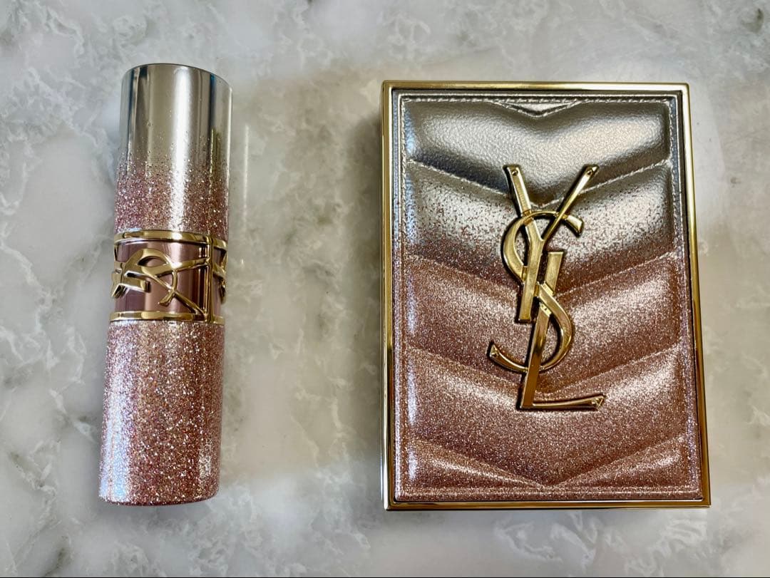 YSL 春限定　アイシャドウとリップセット　サンプル香水付き イヴ・サンローラン26年春フレグランスコフレ、ラベンダー香水「リブレ