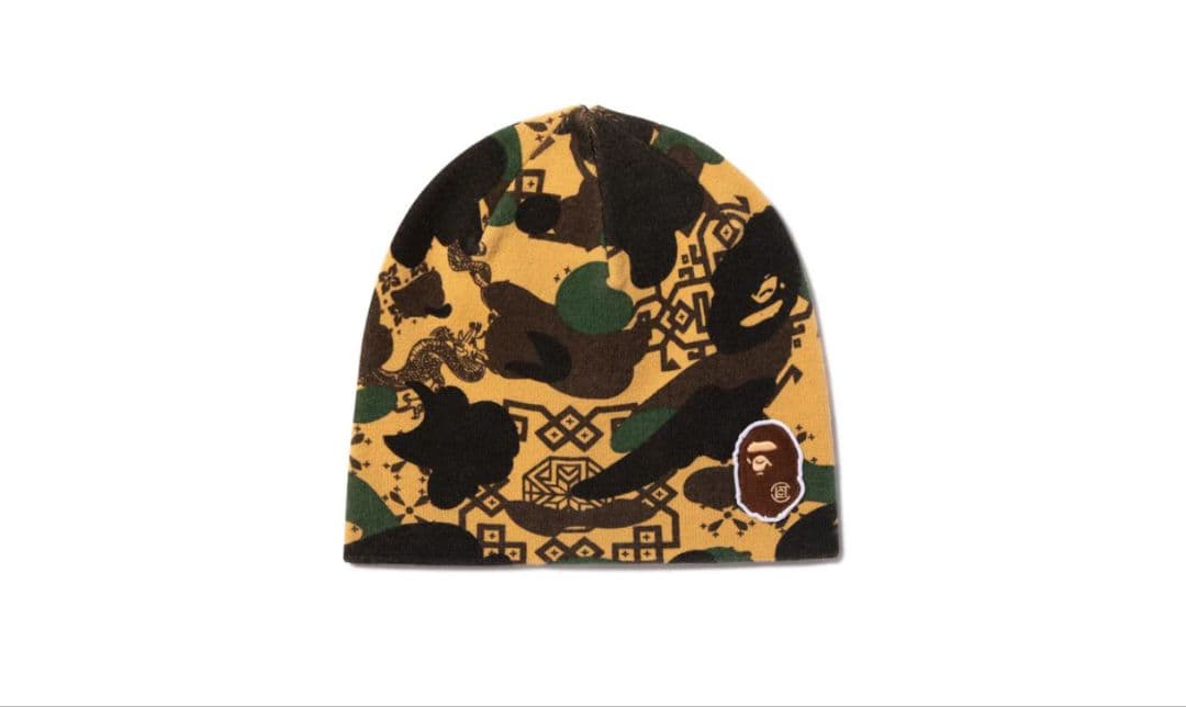 【 BAPE X CLOT 】CAMO BEANIE A BATHING APE® BAPE X Clot Camo Beanie | Bape official website