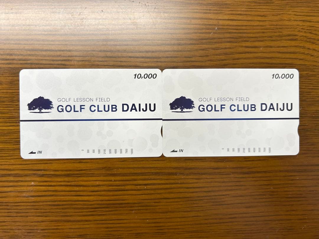 ゴルフ倶楽部大樹　練習券　大府　瀬戸　2枚セット 320打席 ゴルフ練習場】 ゴルフ倶楽部大樹 瀬戸店の施設利用券 【5,500
