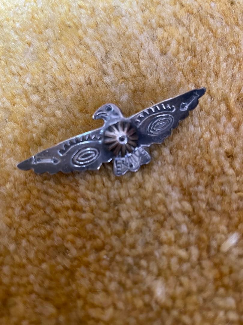 サンダーバード　vintageピン 1930's ビンテージ ナバホ サンダーバード ターコイズ ピンズ ブローチ