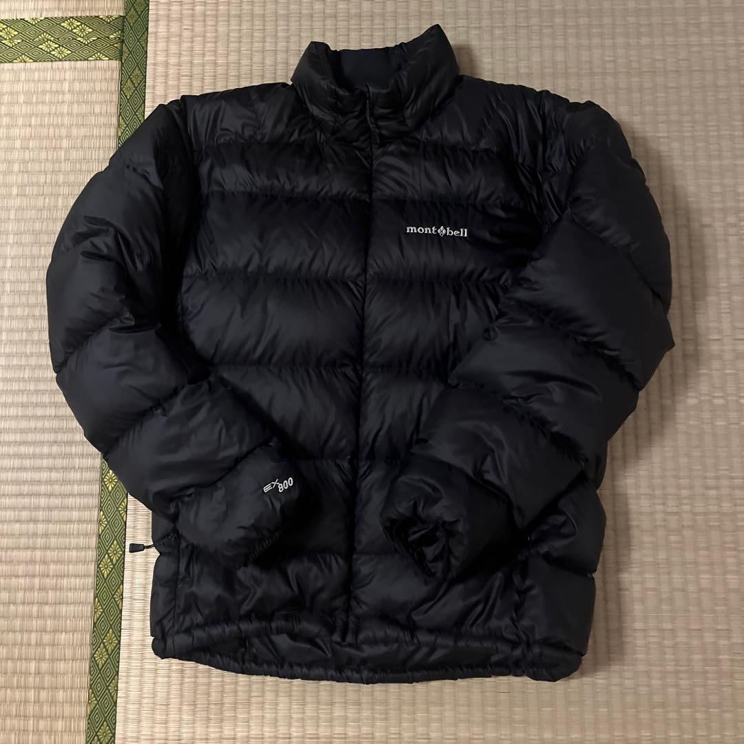mont-bell ダウンジャケット Mサイズ ブラック mont-bell（モンベル） 新品正規 撥水・防風 SynCloud高機能中綿