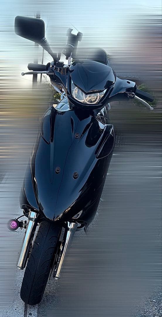 本物‼️アドレスv125gデビルマスク アドレス V125 フロント エアロマスク デビルマスク ブラック 黒色