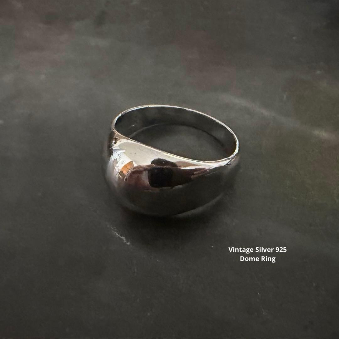 希少　ヴィンテージ　シルバー　リング　アンティーク　アメリカ　925 ヴィンテージ シルバー 925 チェーン ID リング アンティーク アメリカ