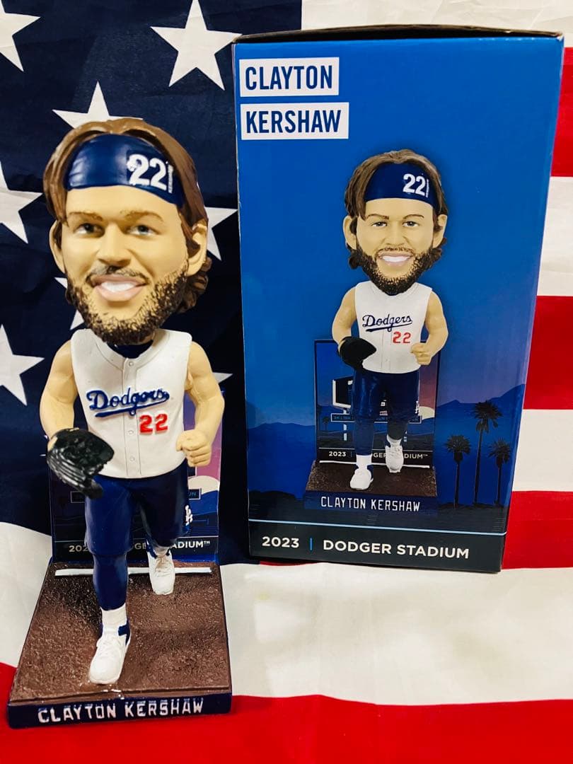 2023年限定 クレイトン・カーショウ ボブルヘッド MLB クレイトン・カーショー ドジャース ボブルヘッド 【球場配布限定