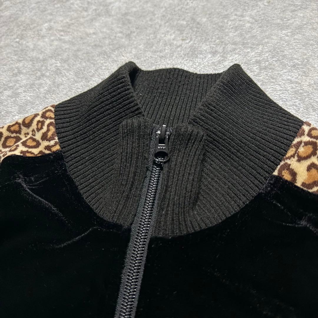 PUMA × BEAMS 別注 レオパード ヒョウ柄 ベロア トラックジャケット