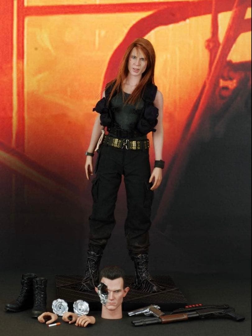 ホットトイズ ターミネーター2 T-1000(サラ・コナー変形版　300体限定 ムービー・マスターピース】『ターミネーター2』1／6スケール