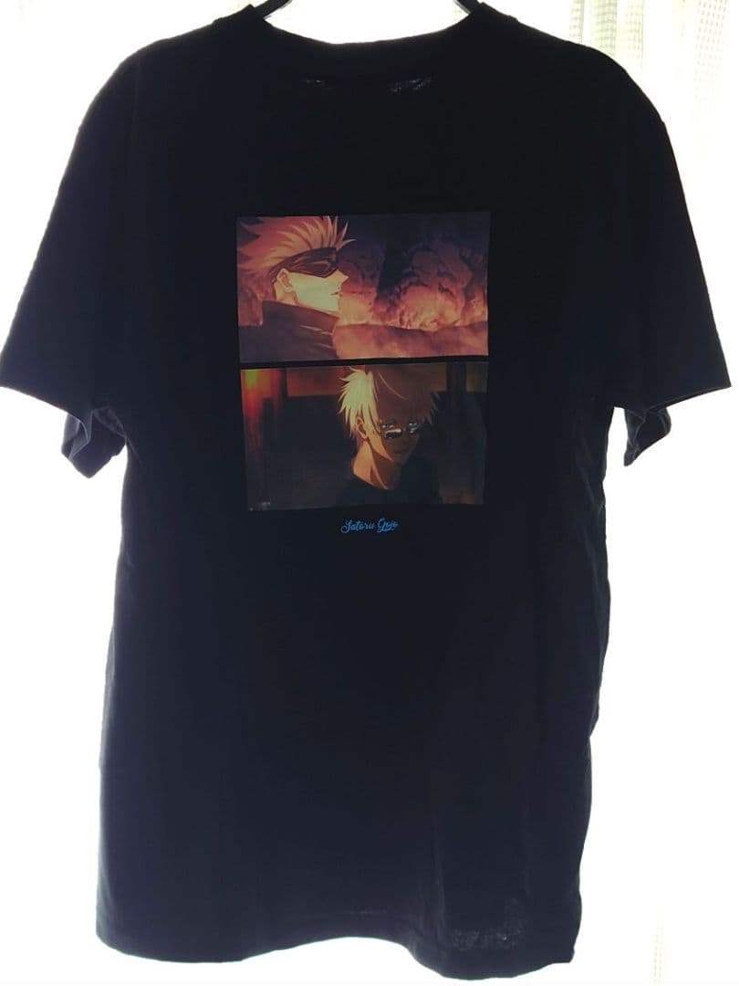 呪術廻戦 五条悟 XLサイズ 半袖 Tシャツ ブラック - メルカリ