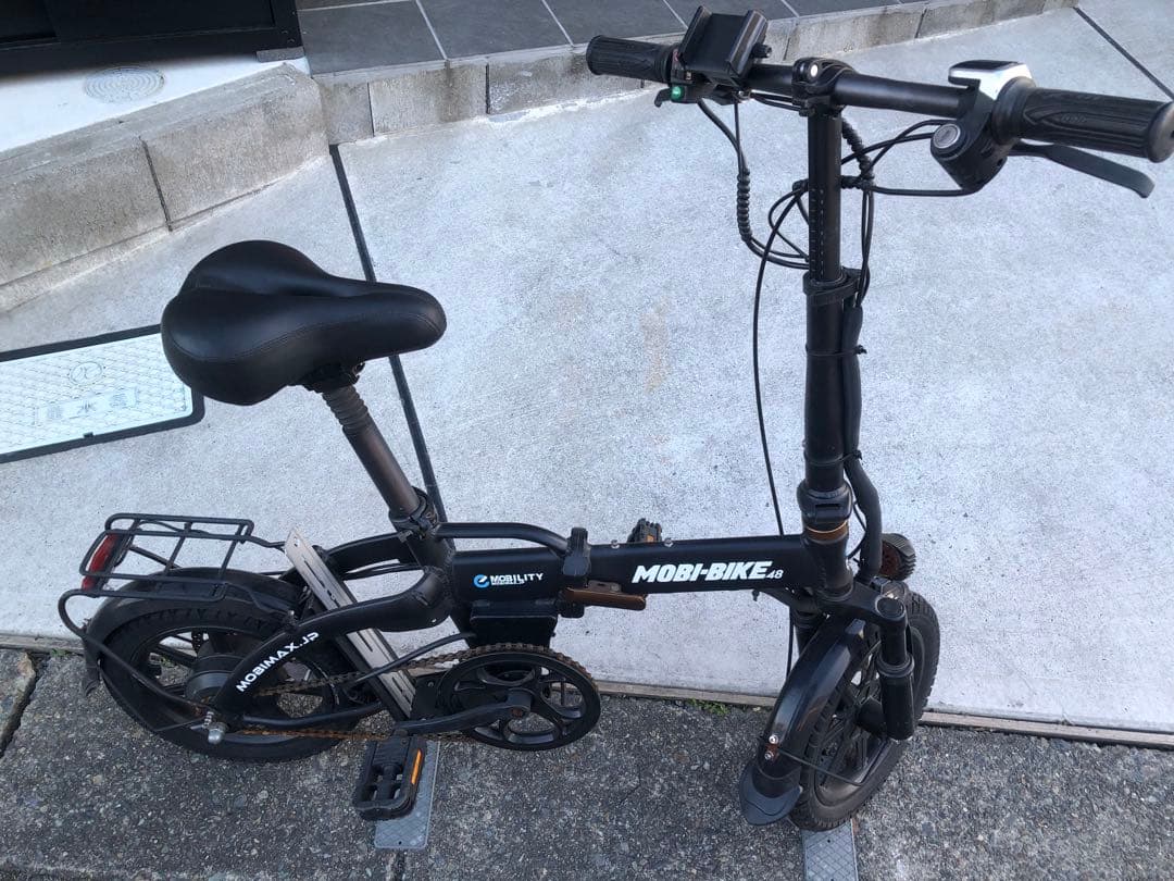 MOBI-BIKE 電動アシスト自転車 ブラック 折りたたみ 4.0ファットタイヤ 折り畳み電動アシスト自転車｜マクアケ