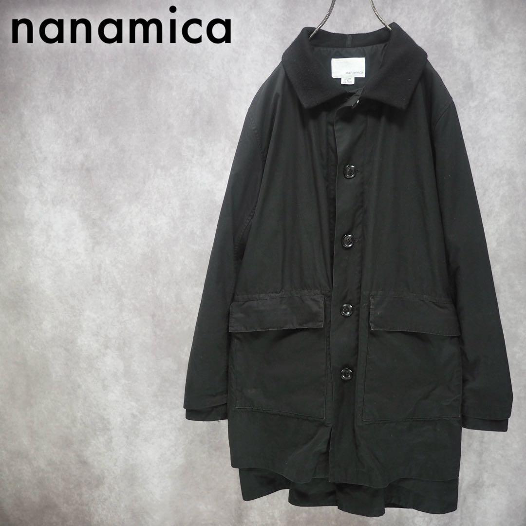 nanamica｜17AW 2way Spray Coat（Black・M） nanamica 3L PERTEX SHIELD 2Way Travel Coat -Unisex size – Friday