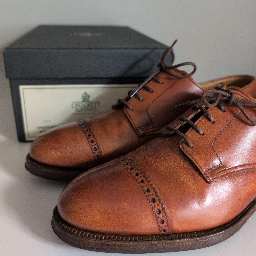 【美品】クロケット & ジョーンズ キャップトゥ 6E 楽天市場】クロケット＆ジョーンズ ハンドグレード ベルグレイブ 9427