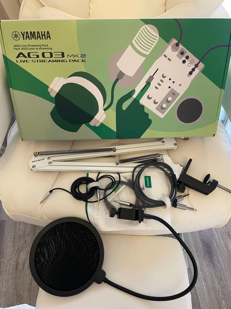 YAMAHA AG03 MK2 ライブストリーミングパック＋配信セットおまけ