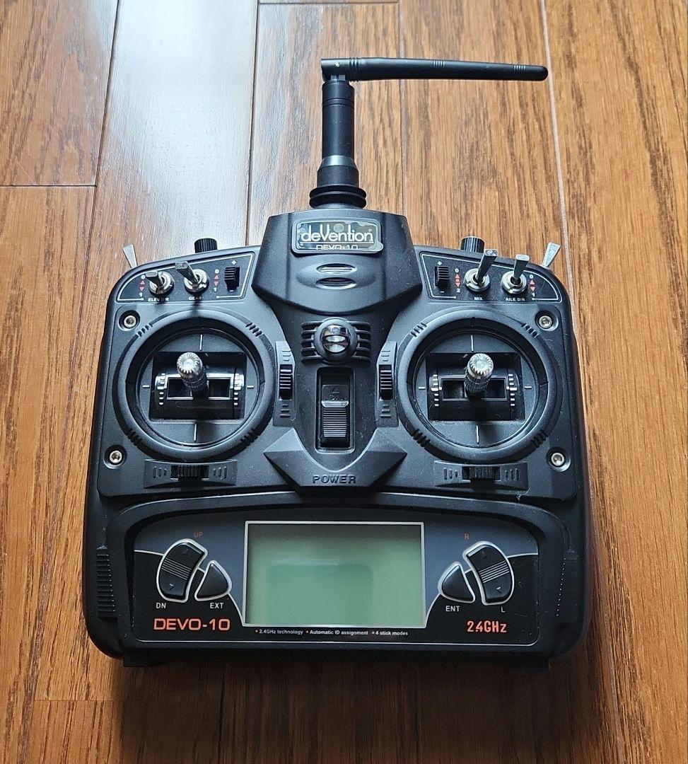 sala ラジコン プロポ DEVO10 楽天市場】ワルケラ 2.4Ghz 10チャンネル高性能プロポ DEVO10 技適