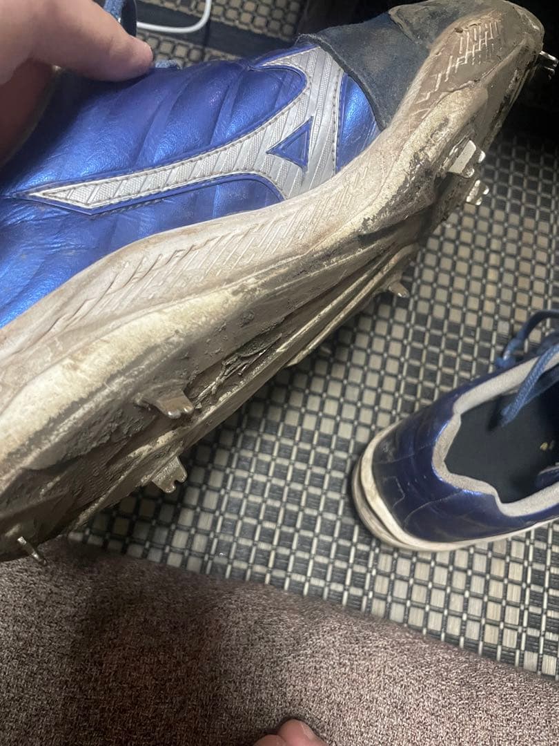 中日キャンプ 選手実使用 ミズノスパイク MIZUNO