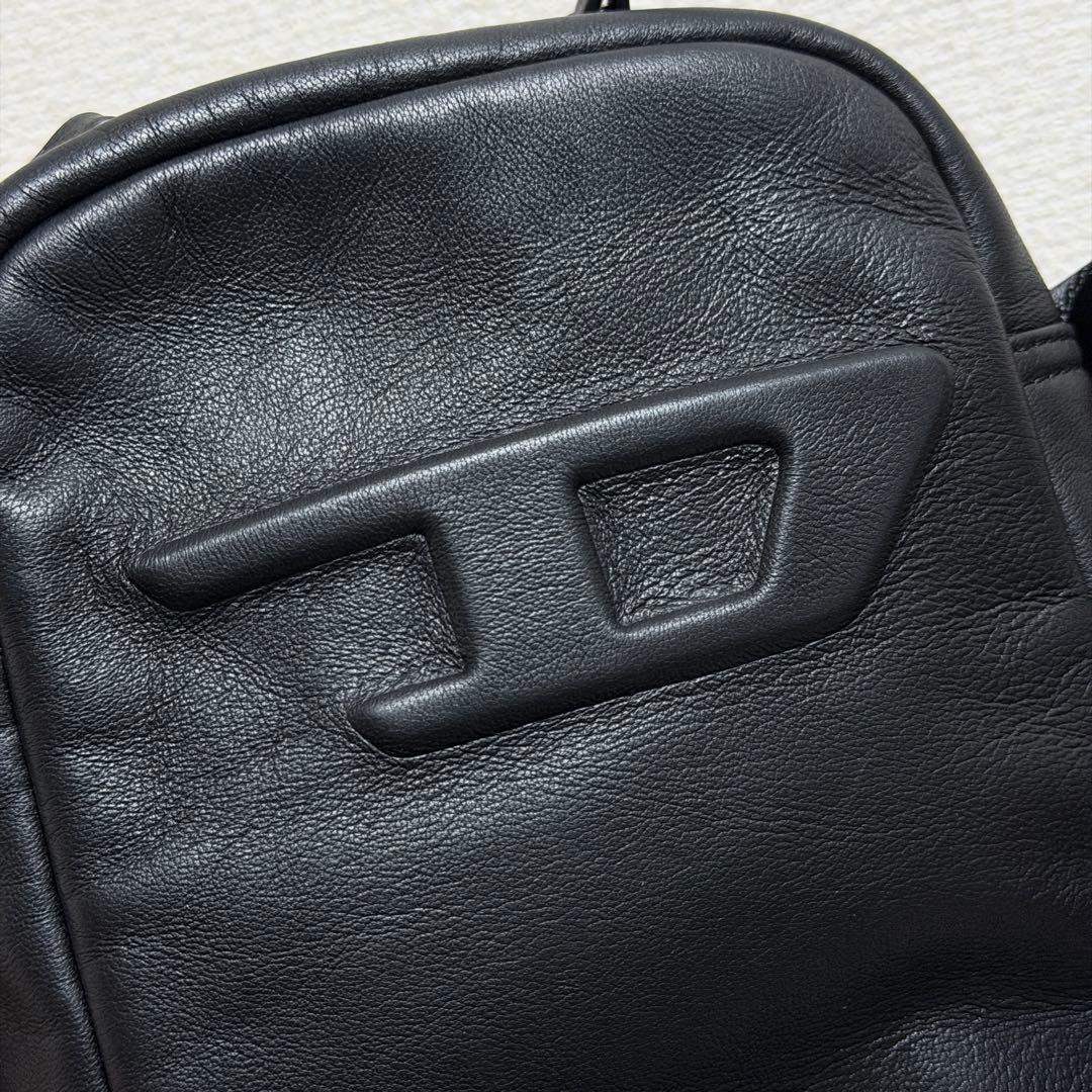 定価4.5万】DIESEL ソフトレザー クロスボディバッグ Dロゴ 羊革