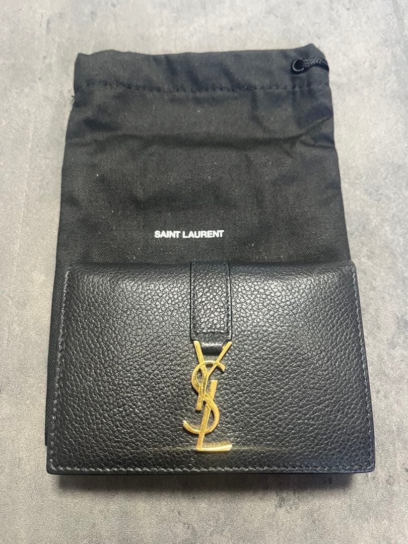 ともちゃん　SAINT LAURENT 名刺入れ サンローラン SAINT LAURENT カードケース 名刺入れ 469338BTY7N-1000