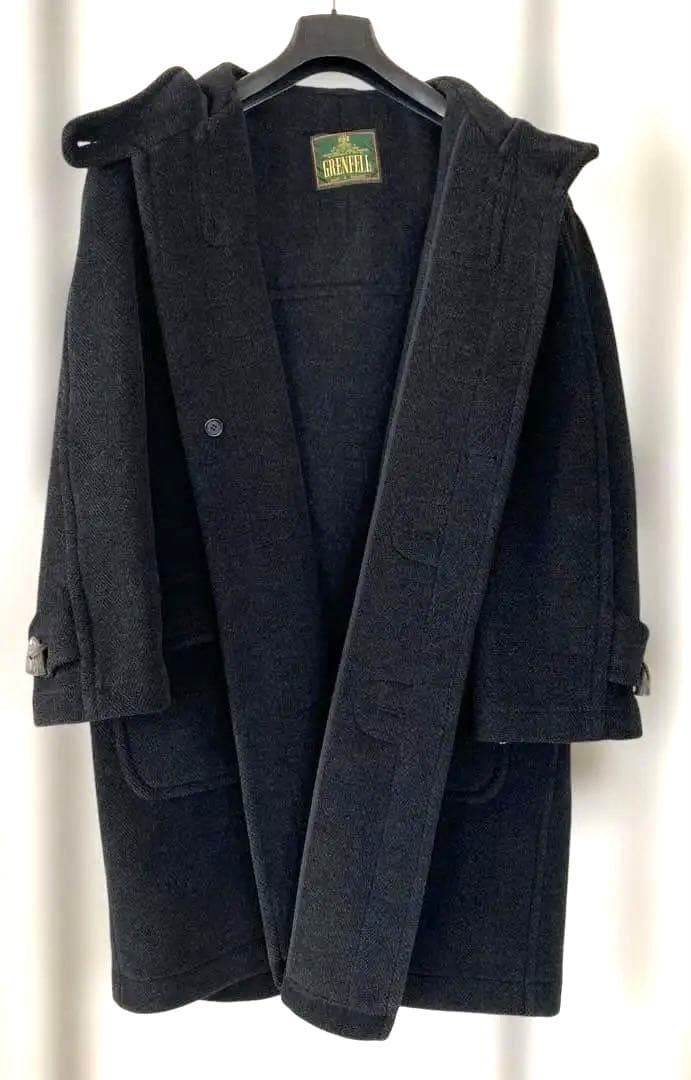 グレンフェル　GRENFELL ダッフルコート　36 grenfell “ladies duffle coat” orange size36 イングランド製