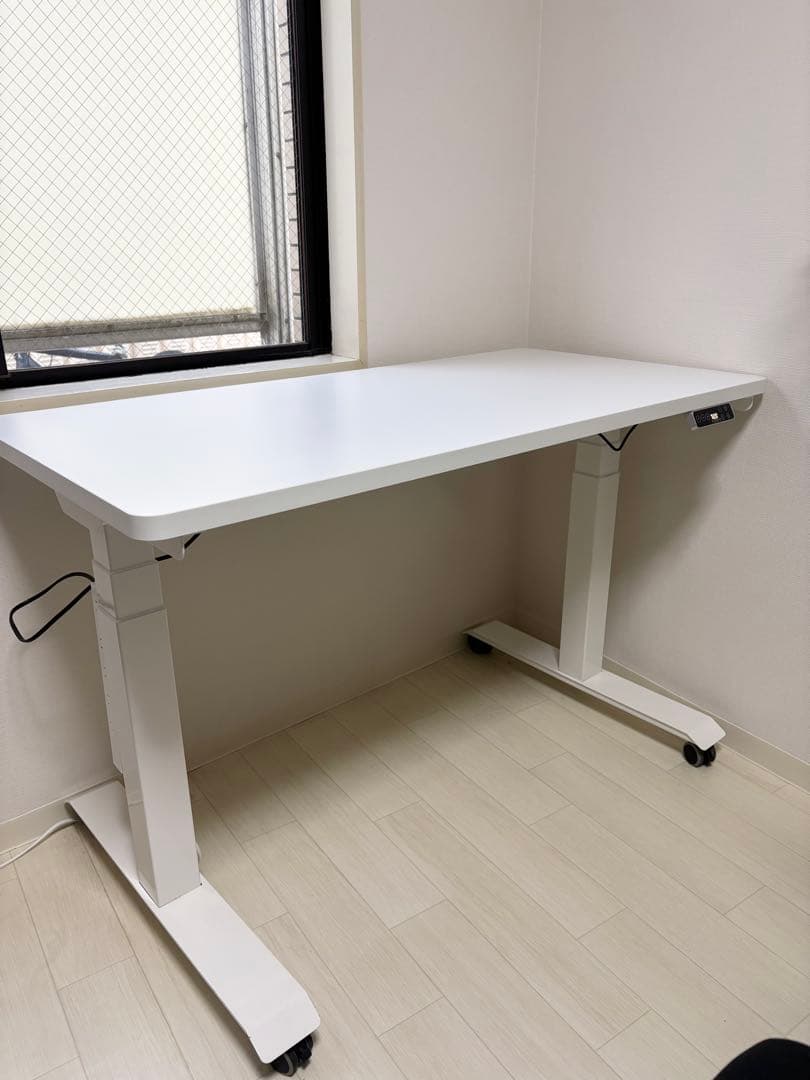 電動昇降デスク FlexiSpot E7 ホワイト FlexiSpot E7 レビュー／在宅ワークに最適な耐荷重125kgの電動昇降