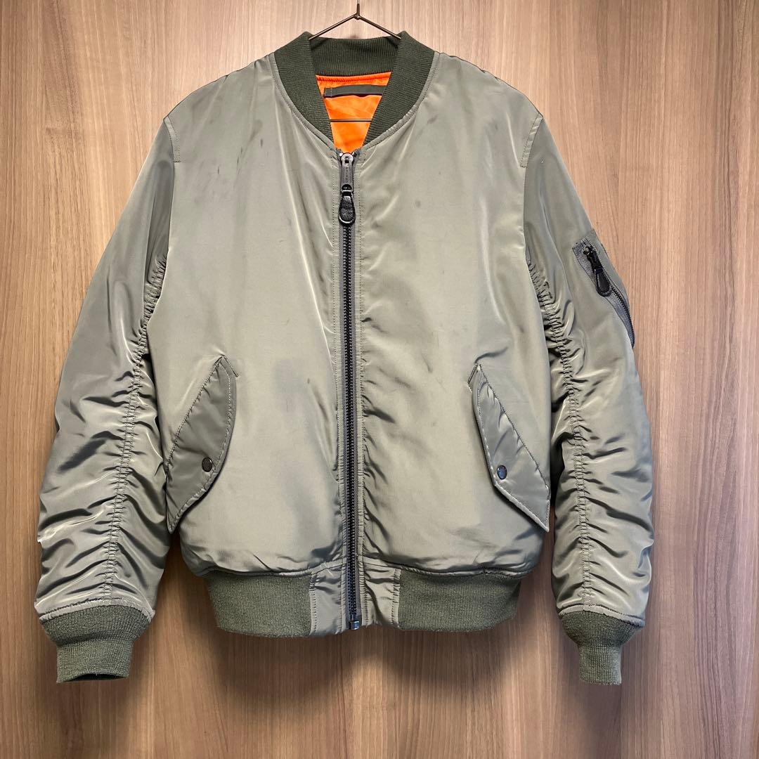 avirex ma-1 アヴィレックス　中綿ブルゾン AVIREX（アヴィレックス） 50周年モデル ナイロン スタンド ブルゾン