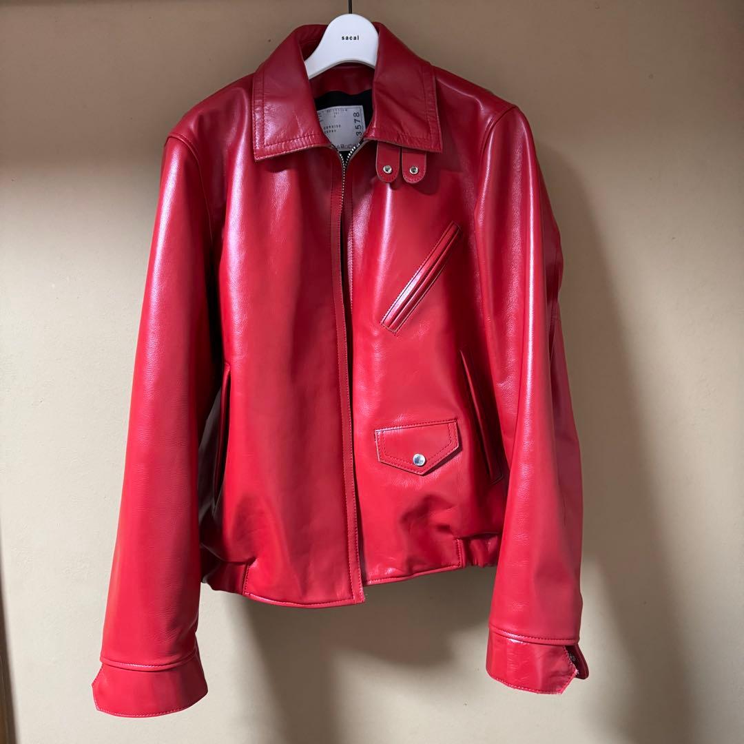 sacai 25ss レザージャケット sacai 25ss レザージャケット - メルカリ