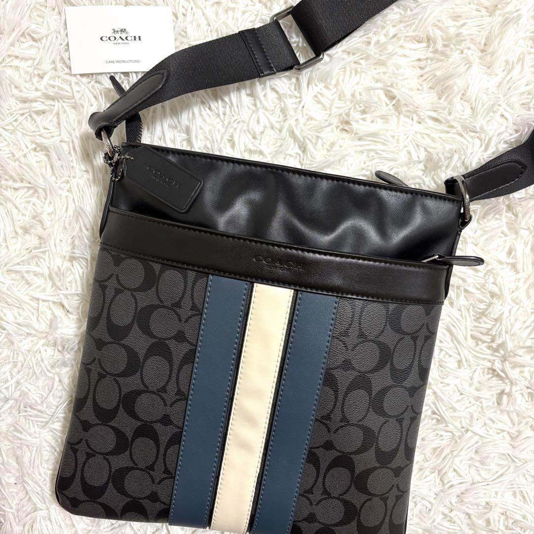 ✨極美品✨コーチ ショルダーバッグ ヴァーシティ ヘリテージ シグネチャー COACH（コーチ） ショルダーバッグ シグネチャー ヘリテージ